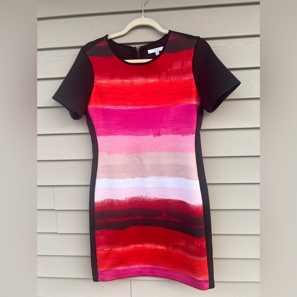 Women’s Reed Print Scuba Sheath Dress - Size - Med